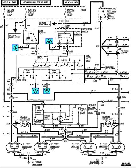 94 chevy 1500 junction box|1995 Chevy g20 wiring diagram.